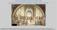 Desktop Screenshot of antike-griechische.de